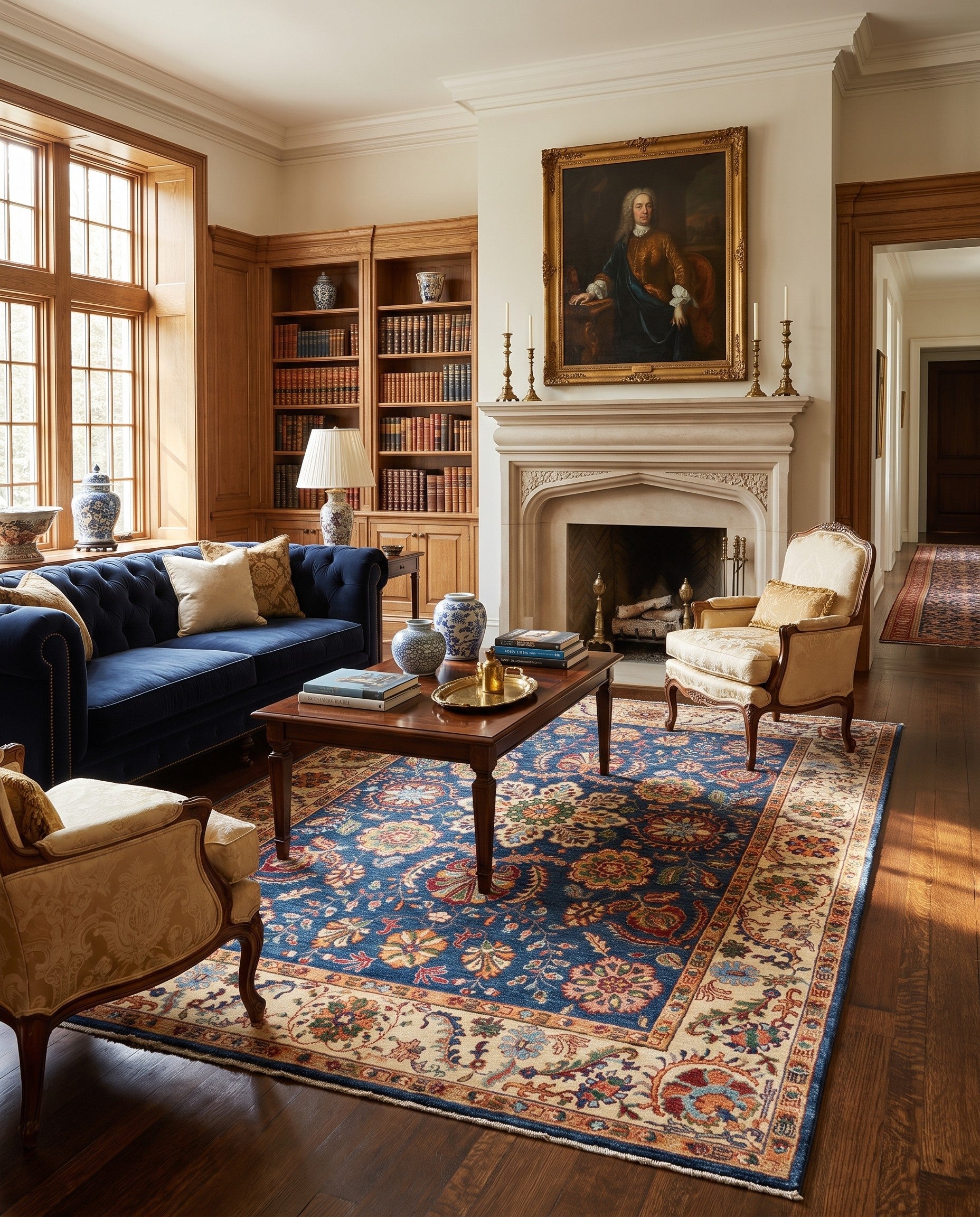5' 9 x 8' 6 Hand Knotted Ariana Ziegler Rug