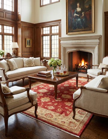 200cm x 290cm Hand Knotted Ziegler Rug