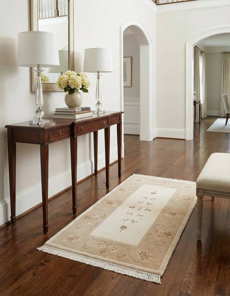 Detail image of 2' 8 x 5' Hand Knotted Darya Rug