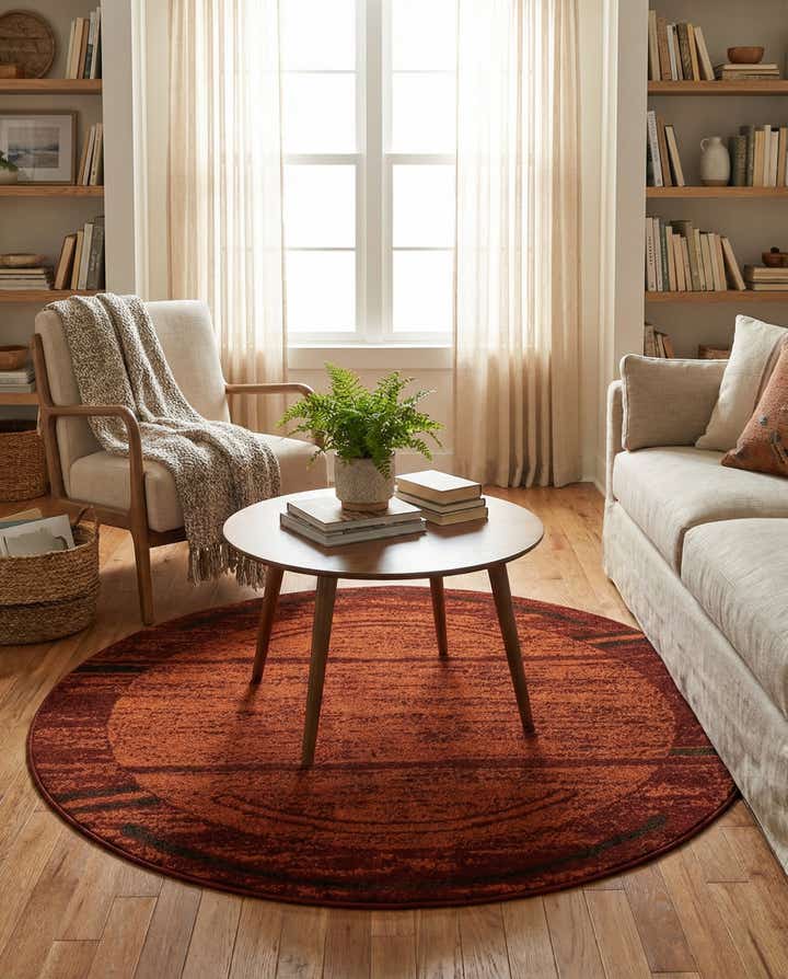 5' 3 x 5' 3 Equinox Round Rug