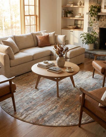 8' x 8' Caspian Round Rug