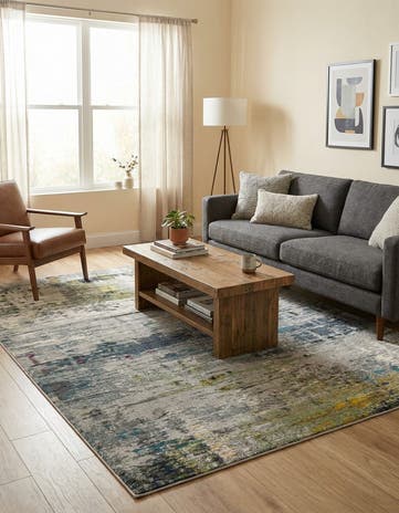 8' x 10' Washable Theia Rug