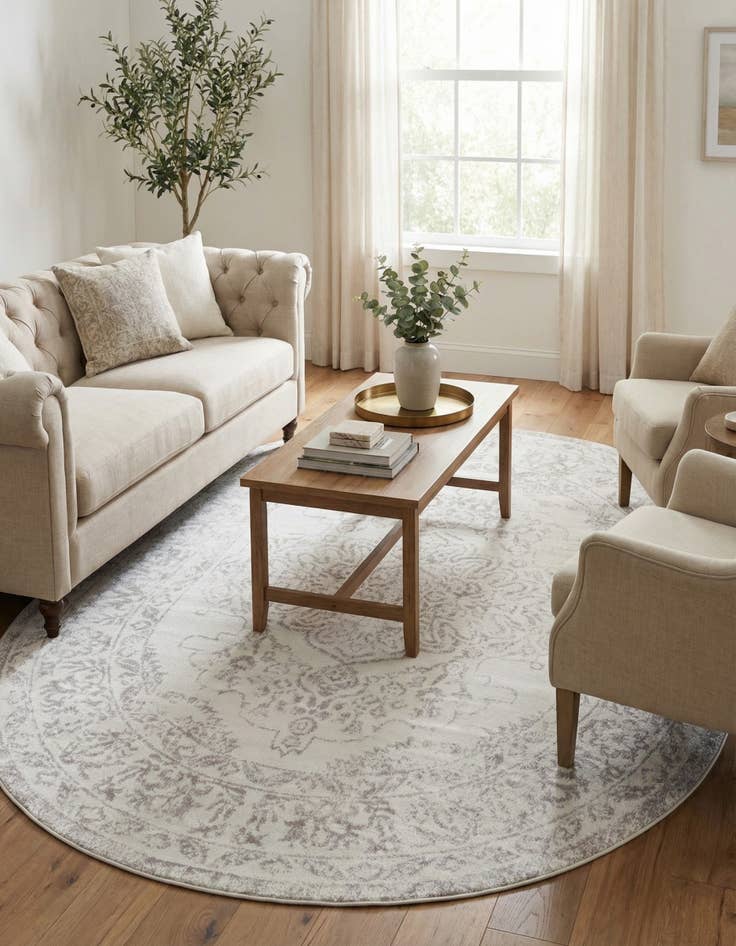 Detail image of 8' x 10' Oxford Oval Rug