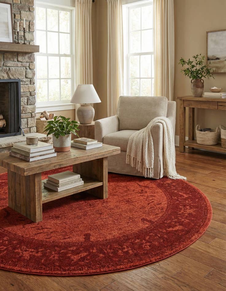 Detail image of 7' 10 x 7' 10 Vista Round Rug