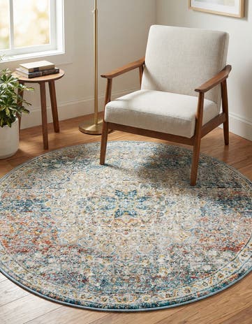 4' x 4' Newport Round Rug