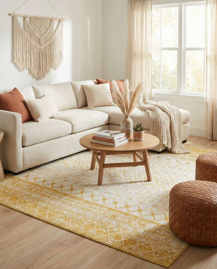 10' x 10' Moroccan Trellis Square Rug