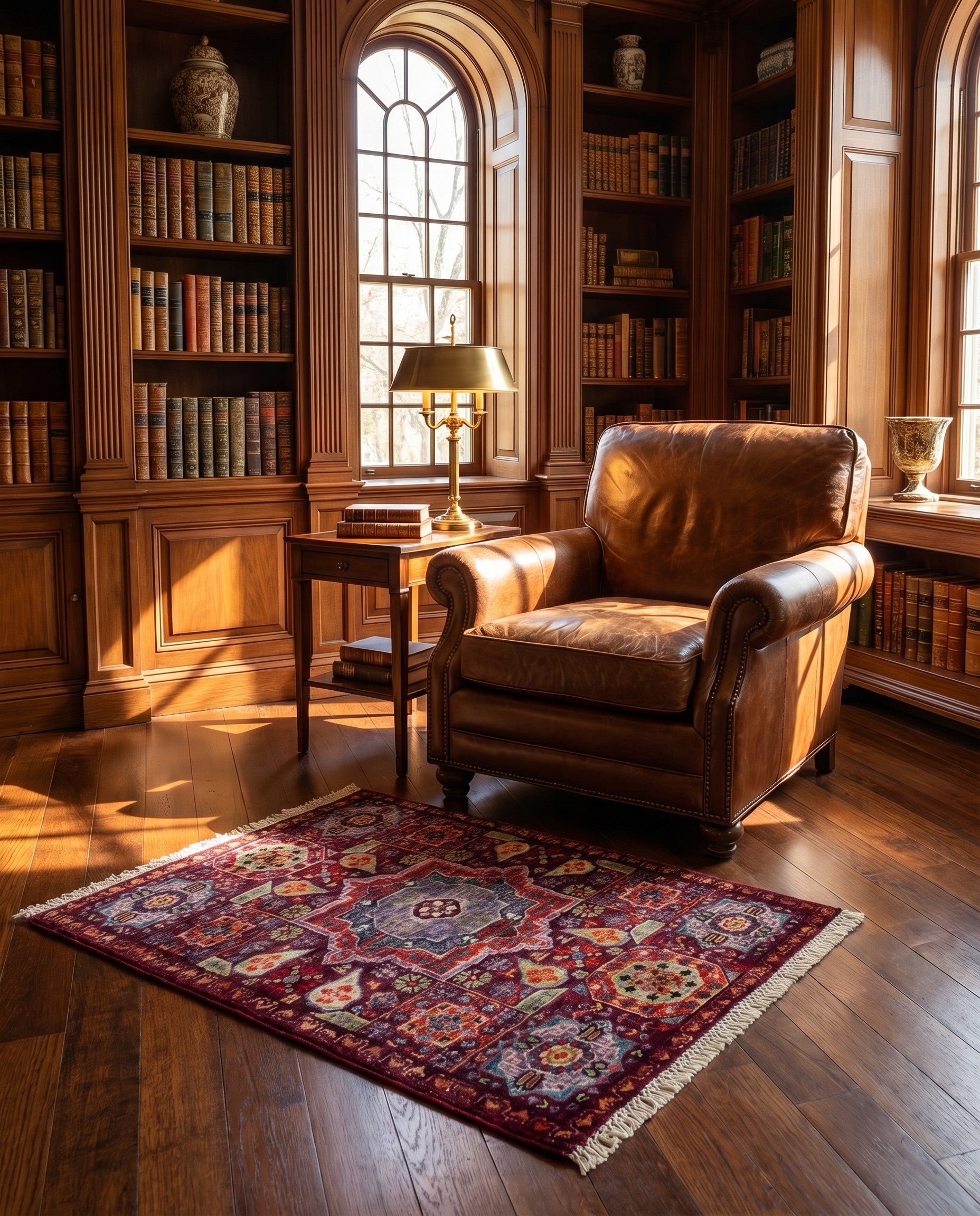 2' 1 x 3' 1 Hand Knotted Mamluk Ziegler Rug