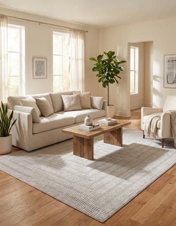 Twilight Stone Gray Textura Designer Rug