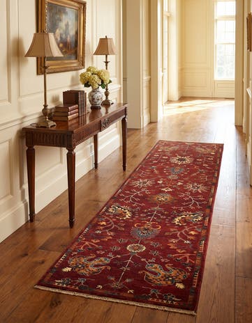 2' 9 x 9' 11 Hand Knotted Ariana Ziegler Runner Rug