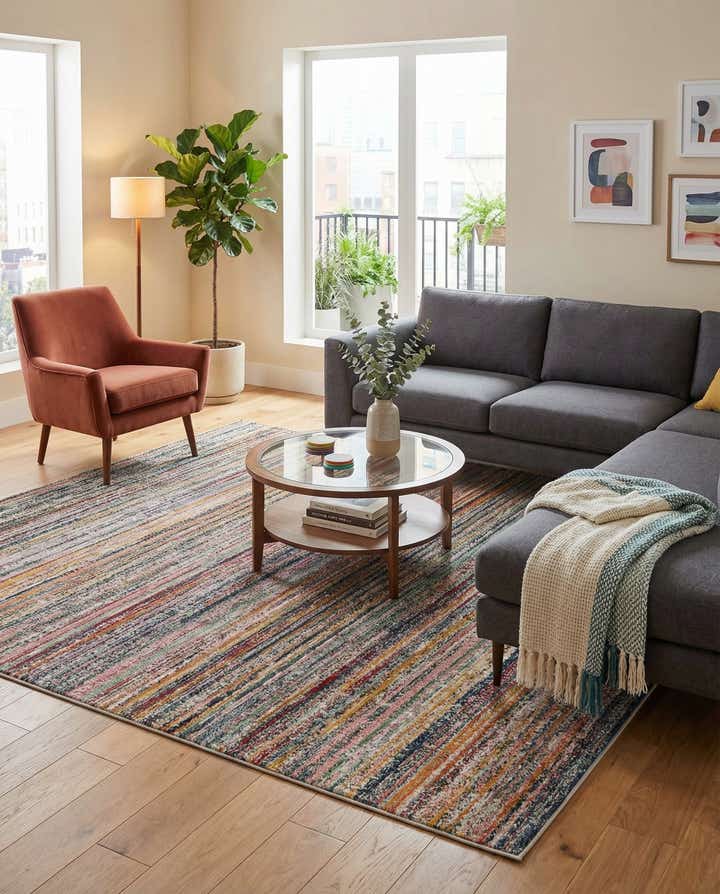 9' 10 x 9' 10 Gemstone Square Rug