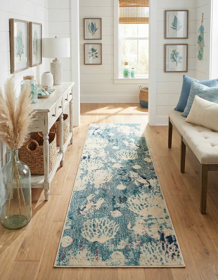 2' 2 x 6' 9 Washable Amalfi Runner Rug