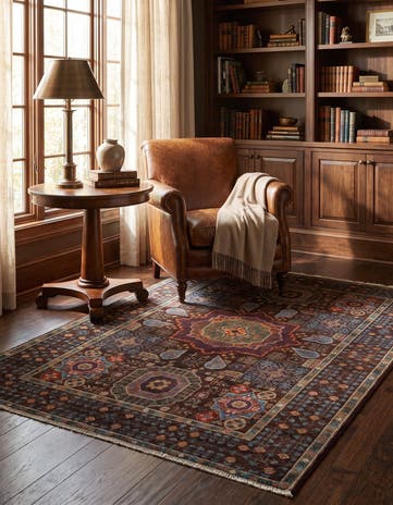3' 7 x 5' Hand Knotted Mamluk Ziegler Rug