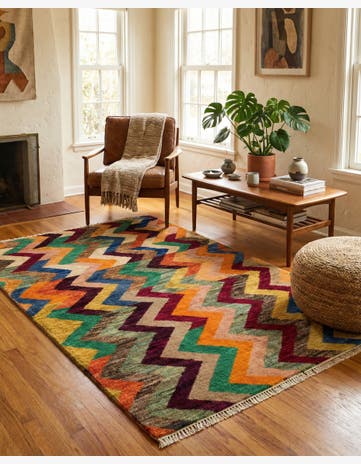 4' 2 x 6' Hand Knotted Balouch Wool Rug
