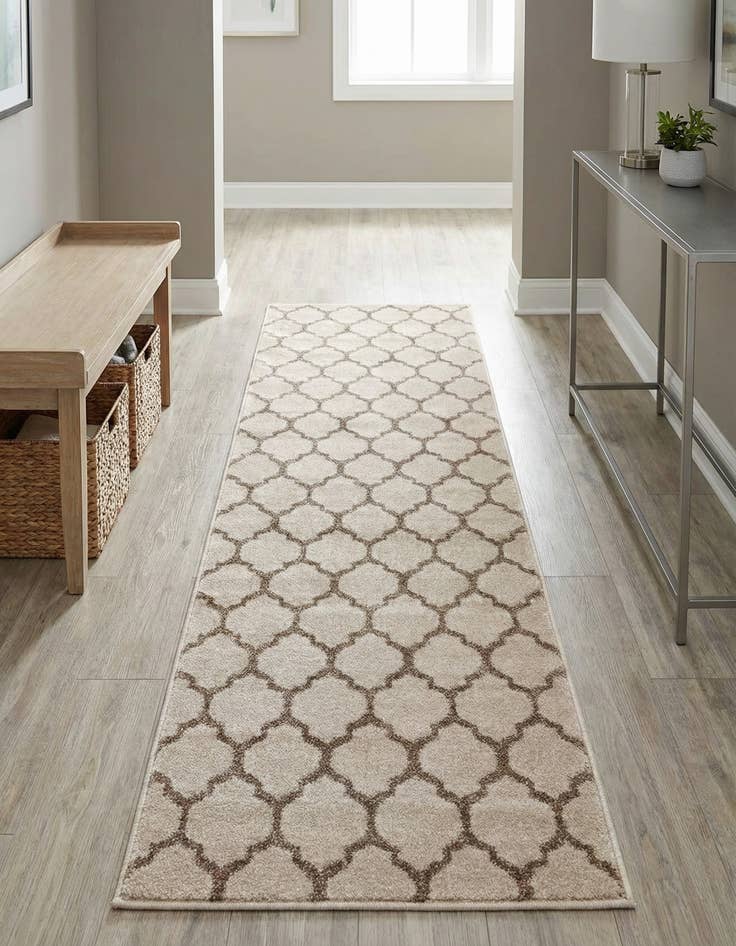 Detail image of 2' x 6' Lattice Runner Rug