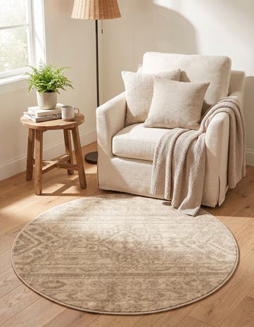 95cm x 95cm Contour Round Rug