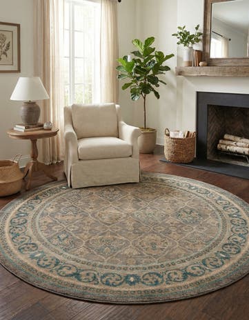 7' 3 x 7' 3 Viola Round Rug