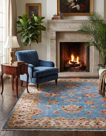 4' 1 x 5' 8 Hand Knotted Ariana Ziegler Rug