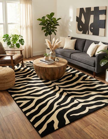 Black Savannah Rug