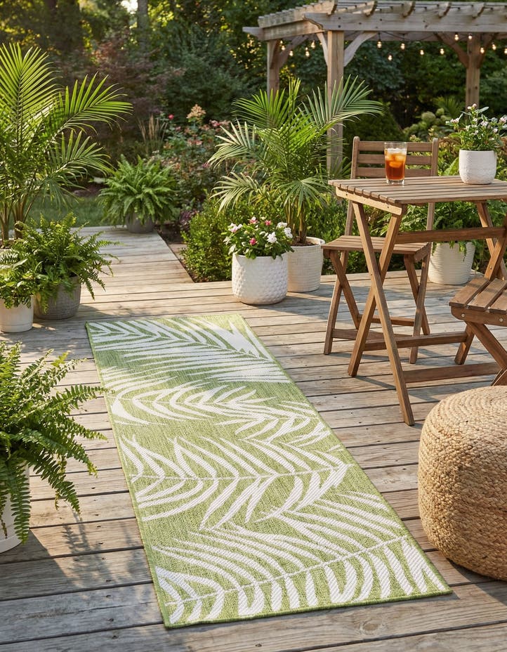 2' x 6' Easy-Clean Botanical Indoor / Outd...