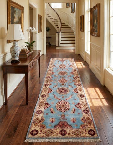 2' 7 x 8' 11 Hand Knotted Ariana Ziegler Runner Rug