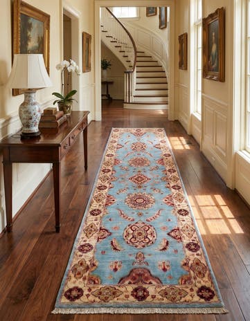 2' 7 x 8' 11 Hand Knotted Ariana Ziegler Runner Rug