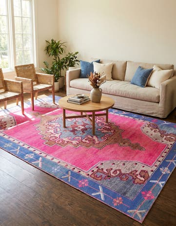 7' 6 x 10' 6 Washable Timeless Rug