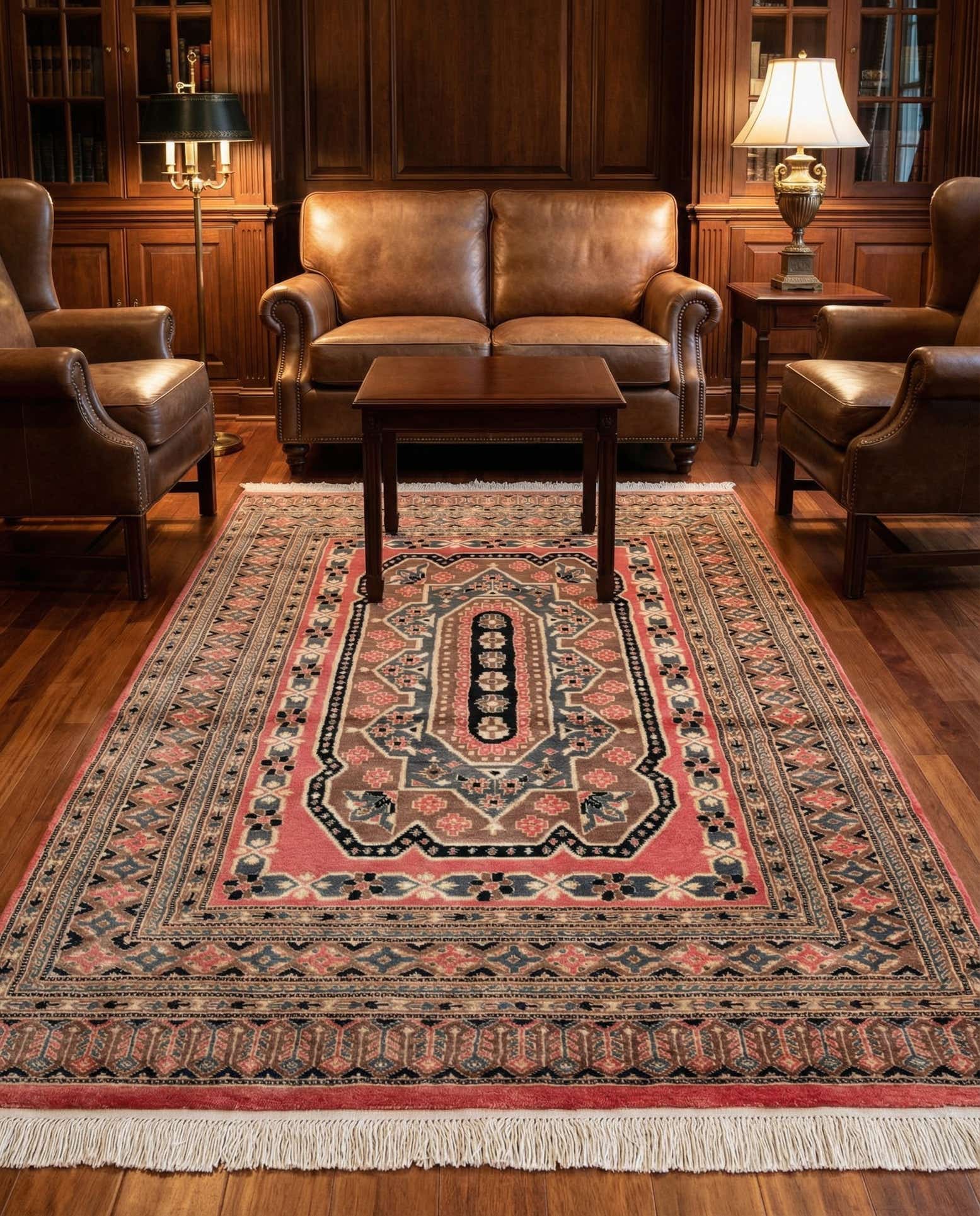 4' 1 x 6' Hand Knotted Bokhara Oriental Rug