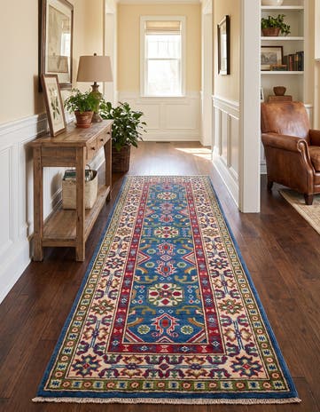 2' x 6' 1 Hand Knotted Kazak Runner Rug