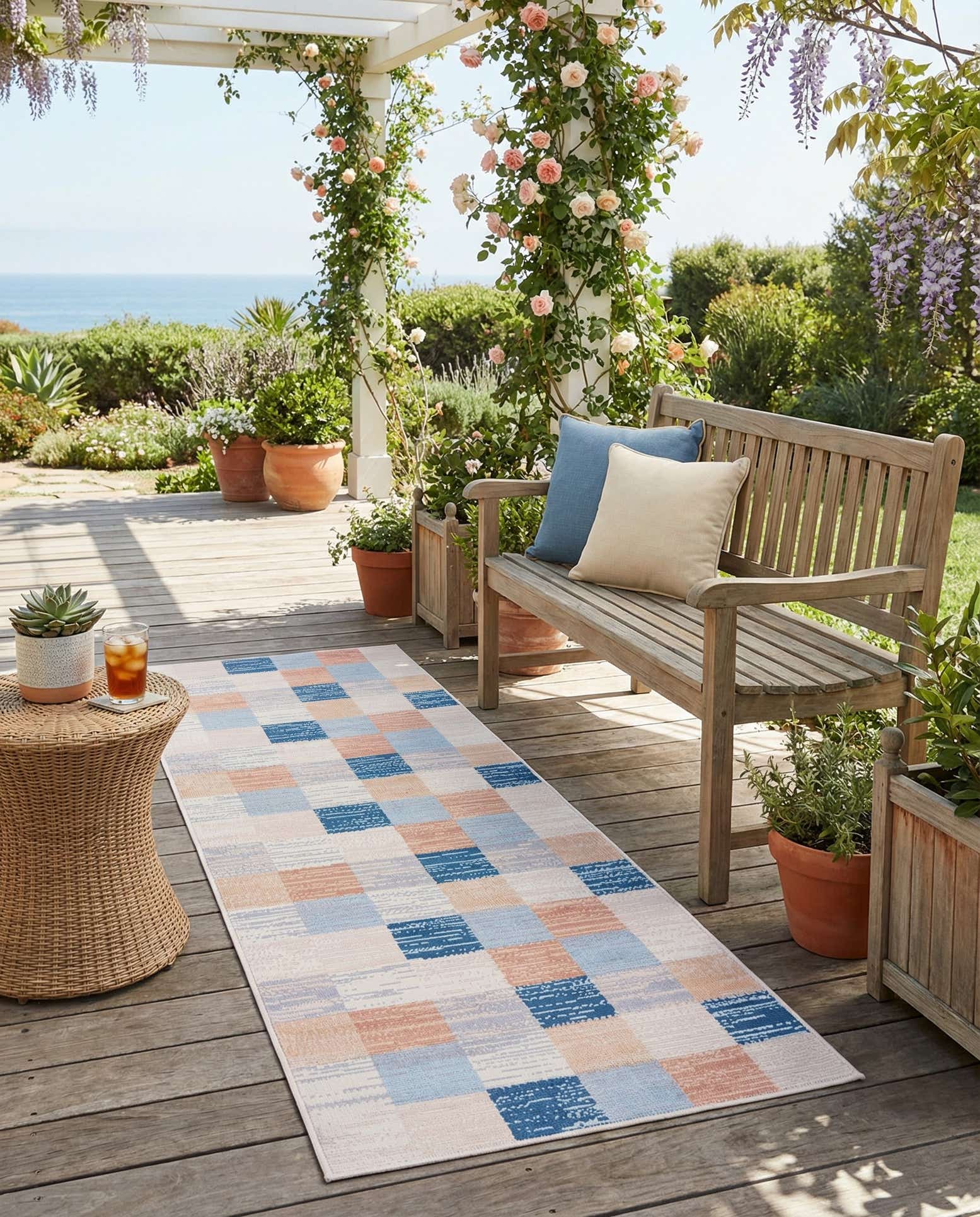 2' 2 x 6' Easy-Clean Haven Indoor / Outdoor Runner Rug