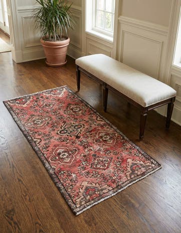 2' 9 x 5' 4 Hand Knotted Ultra Vintage Persian Wool Rug