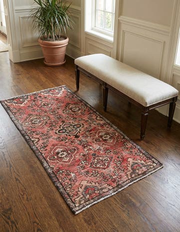 2' 9 x 5' 4 Hand Knotted Ultra Vintage Persian Wool Rug