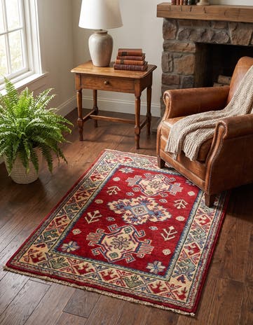2' 1 x 2' 10 Hand Knotted Kazak Rug