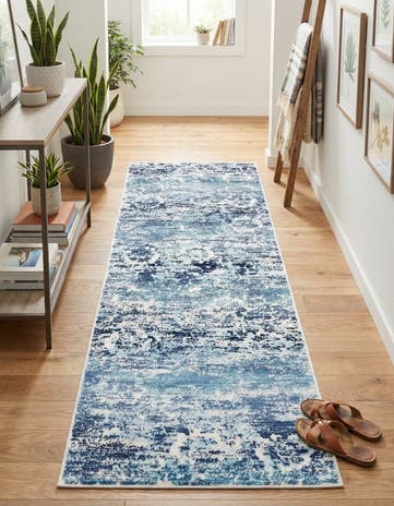 Blue Budapest Runner Rug