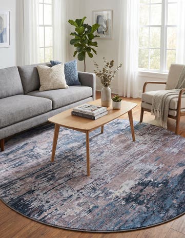 7' 10 x 7' 10 Yara Round Rug