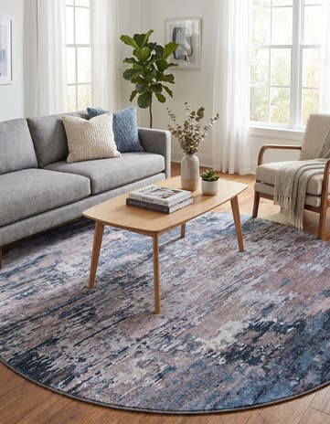 7' 10 x 7' 10 Yara Round Rug