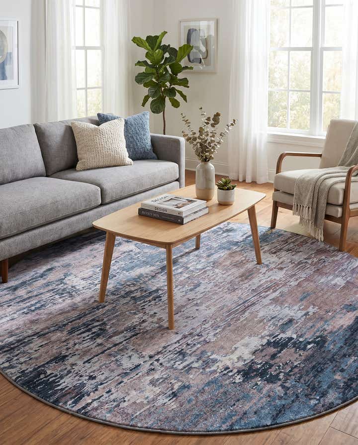 7' 10 x 7' 10 Yara Round Rug