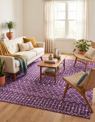 Violet Kasbah Trellis Rug