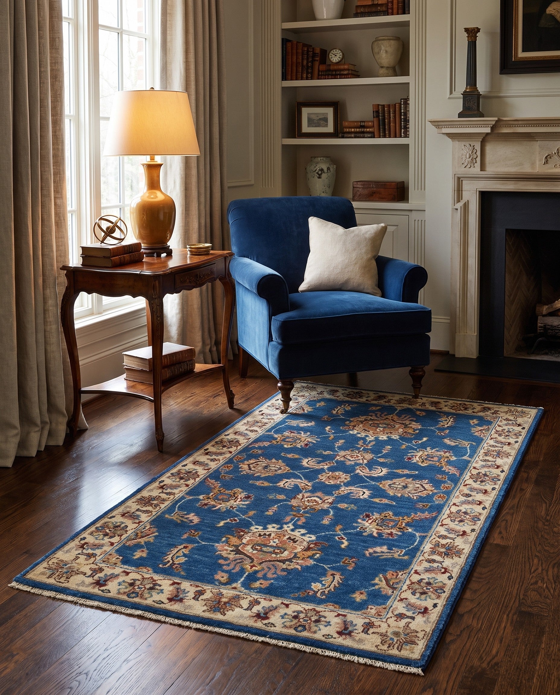 2' 11 x 5' 1 Hand Knotted Ziegler Rug