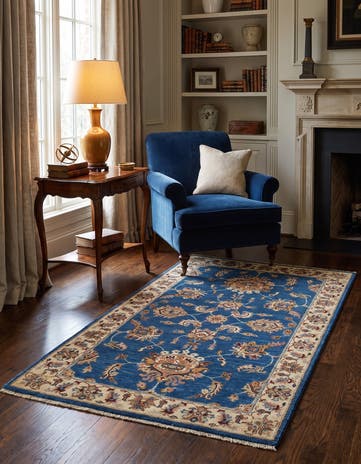 2' 11 x 5' 1 Hand Knotted Ziegler Rug