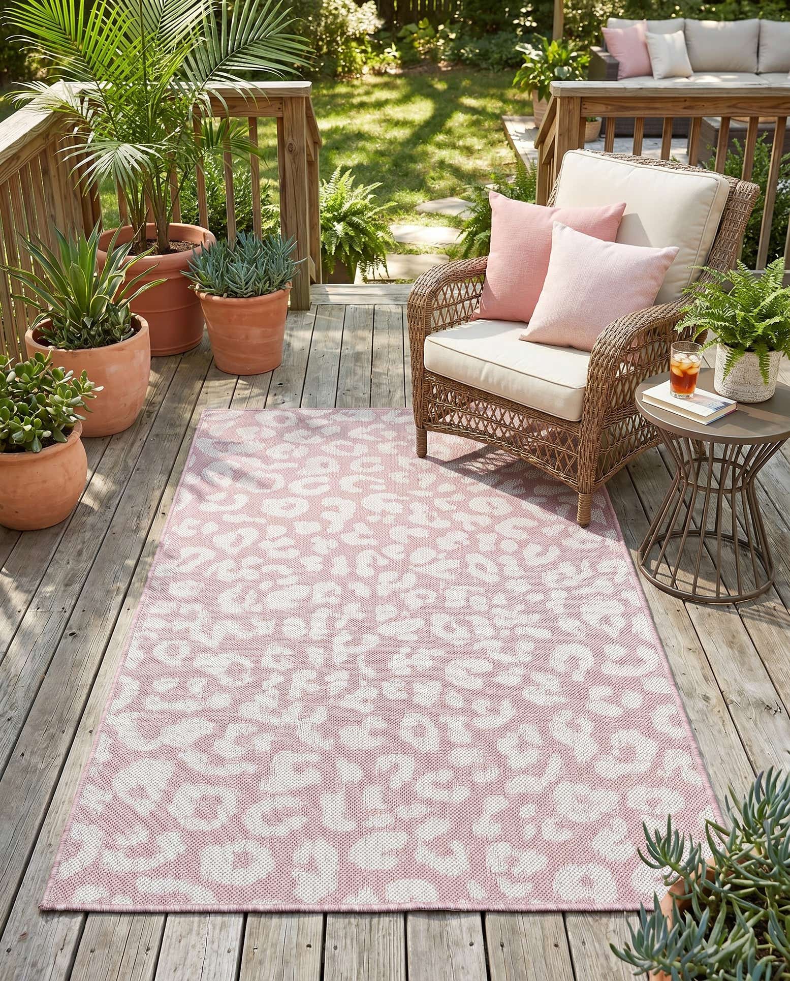 3' x 5' 3 Easy-Clean Safari Indoor / Outdoor Rug