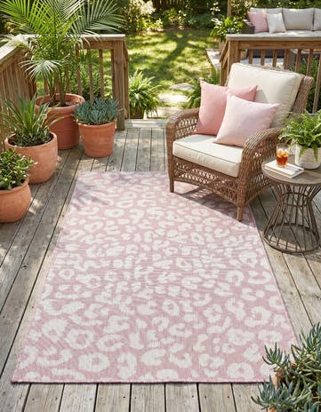 3' x 5' 3 Easy-Clean Safari Indoor / Outdoor Rug