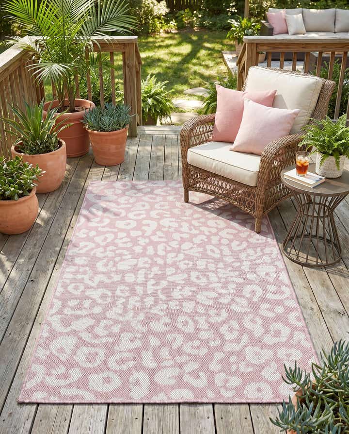 3' x 5' 3 Easy-Clean Safari Indoor / Outdoor Rug