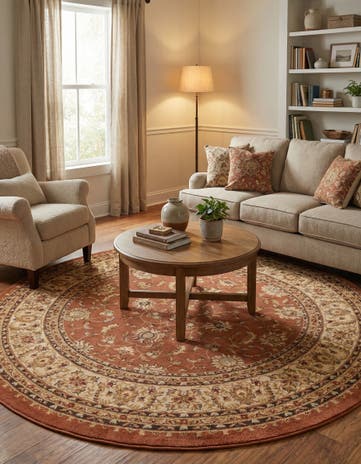 7' 10 x 7' 10 Aditi Round Rug