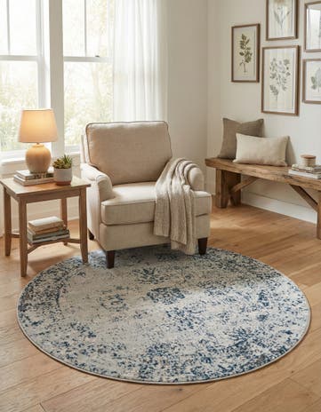 5' 3 x 5' 3 Monte Carlo Round Rug