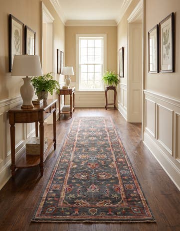 2' 9 x 10' 4 Hand Knotted Ariana Ziegler Runner Rug