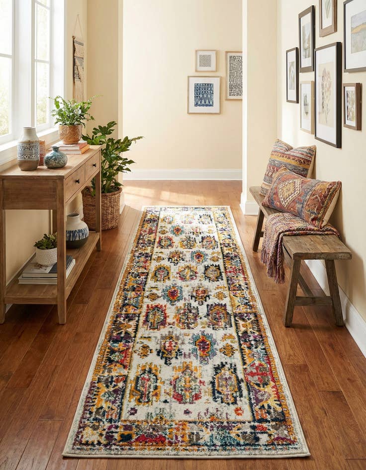 Detail image of 2' 7 x 10' Carrington Runner Rug