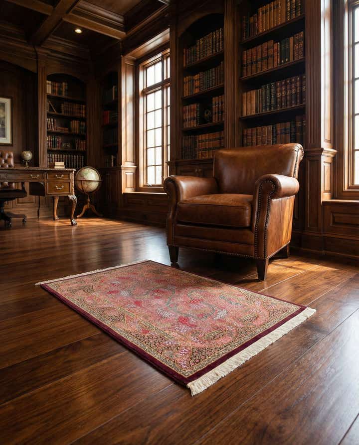 3' 3 x 4' 9 Ghom Silk Rug