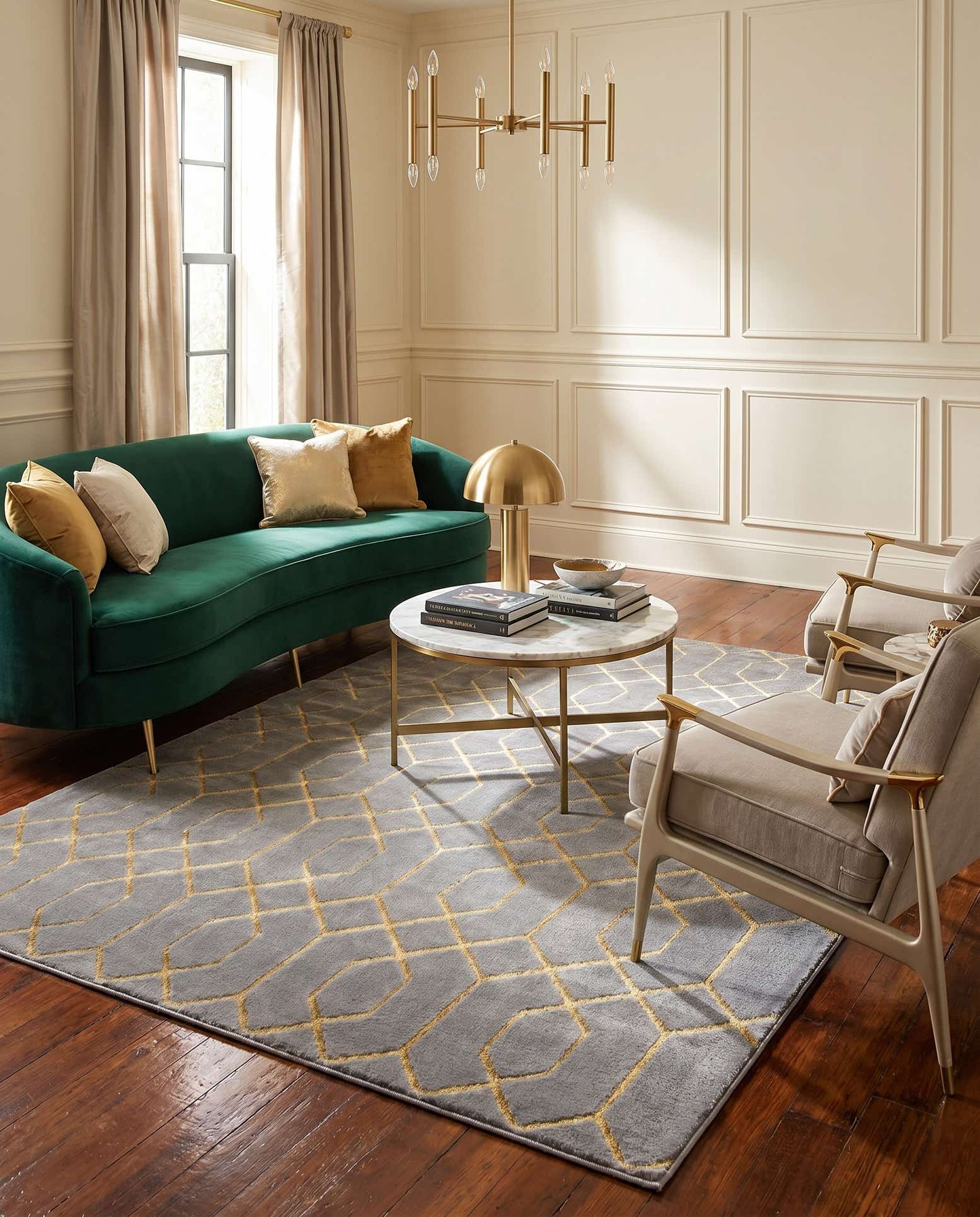 7' 10 x 10' Marilyn Monroe™ Glam Trellis Rug