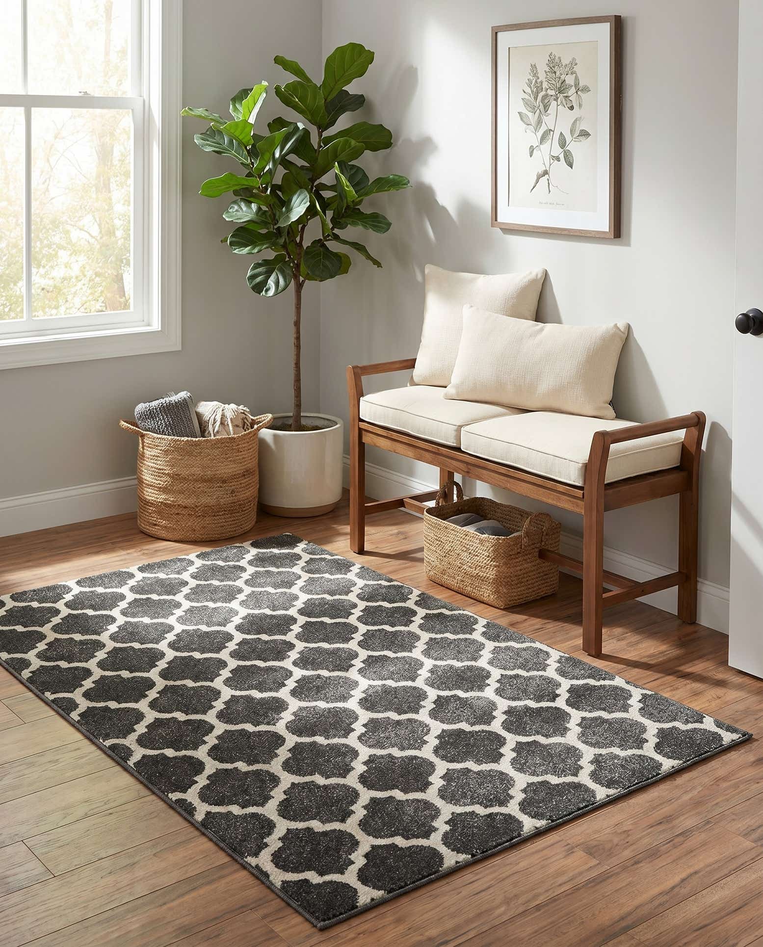 3' x 5' 3 Trellis Rug