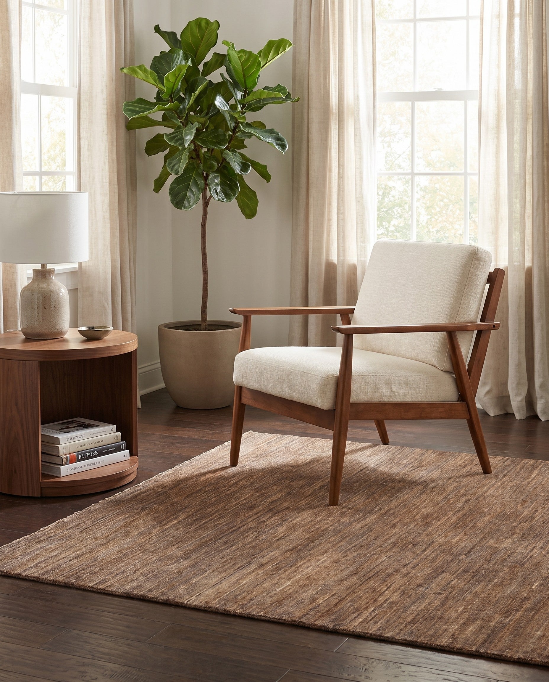 5' x 6' 6 Hand Knotted Ziegler Modern Rug